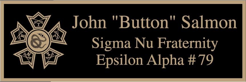 John Button Salmon memorial plaque